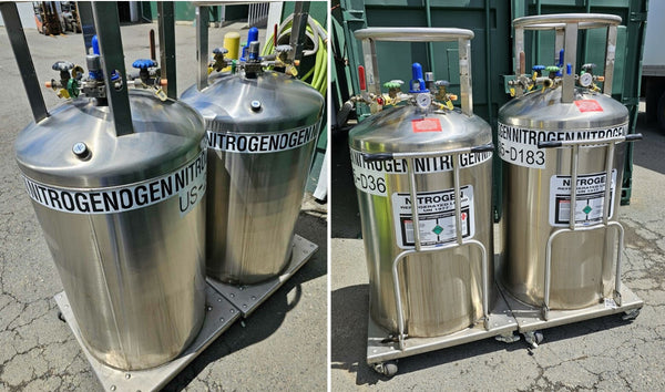 334014 – (2) TWO, NEVER USED, NITROGEN TANKS