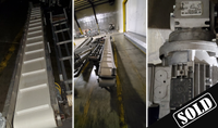 332053 - (1) ONE AAG SOLUTIONS FLIGHTED INCLINE CONVEYOR