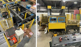 333077 - (1) ONE COLUMBIA LOW LEVEL CASE PALLETIZER WITH HIGHLIGHT WRAPPER