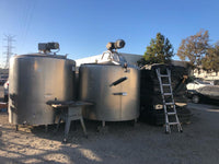 332079 - (7) SEVEN DOUBLE WALL MIXING TANKS: